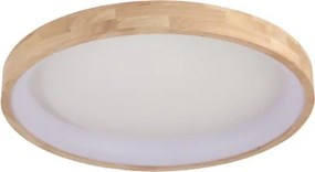 Brilagi-LED Plafonieră LED FALCON WOOD, 60W, 230V, 3000/4000/6000K, 80 cm, lemn