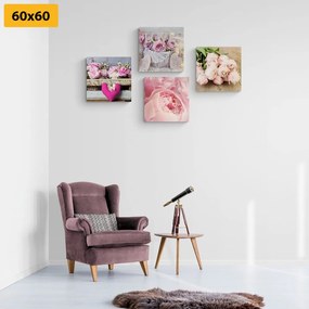 Set tablouri flori în stil vintage