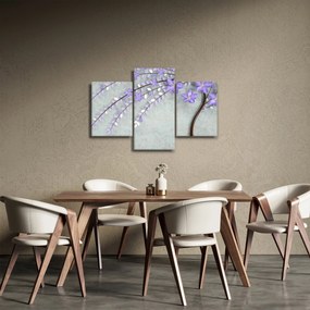 Tablou - ploaie violetă (90x60 cm)