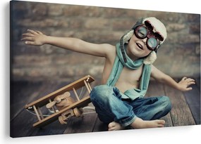 Tablou - Tânăr aviator (90x60 cm)