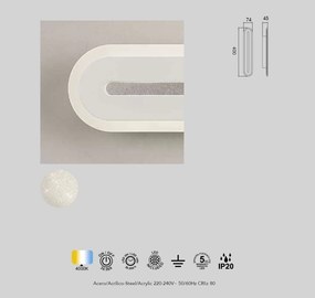 Aplica de perete LED moderna TULUM
