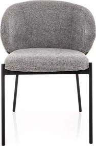 Scaun de masa KIOTO, negru/gri
