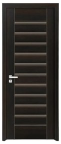 Usa Interior din MDF Novo Doors ND01 LUX PREMIUM, Cadru din Lemn Masiv, KIT COMPLET, Toc Reglabil de 10 CM INCLUS, Plinta pe Ambele Parti (Culoare: