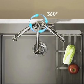 Instant de apă caldă cu afișaj LED 3000W/230V IPX4 oțel inoxidabil