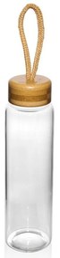 Sticlă cu capac din lemn de bambus Bambum Diem, 500 ml