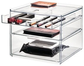 Organizator de baie pentru cosmetice din plastic reciclat – iDesign