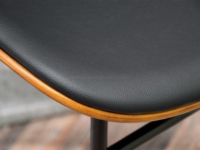 Scaun Jordan (nuc închis + negru). 1111084