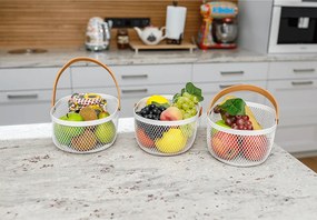 Coş multifuncţional, alb, KITEN TYP 1