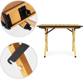 Pliabil drumeții, masa de camping Lățime: 60 cm | Lungime: 120 cm