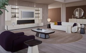 Unitate TV lemn masiv Viera, 400 × 220 × 50 cm
