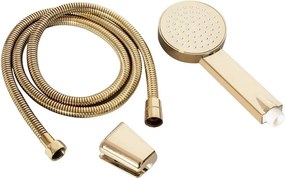 Set para cu suport si furtun de dus Rea auriu