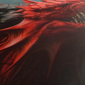 Tablou - Zmeu (cu ceas) (90x30 cm)