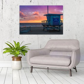 Tablou de pe plaja Santa Monica (90x60 cm)