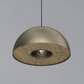 Lustră pe cablu ELGUND 1xE27/15W/230V d. 35 cm alamă