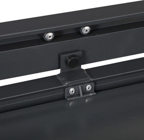 Outsunny Set de 7 Piese de Grădină din Aluminiu cu Masă Extensibilă și 6 Scaune cu Șezut din Plasă Respirabilă, 210x90x75 cm, Gri | Aosom Romania