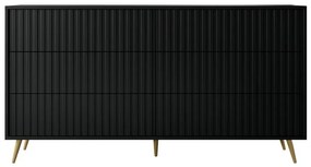 Dulap Biel B5  (negru + auriu). 1099295