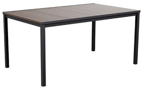 Masă de grădină Porto 160 din plastic, nuc