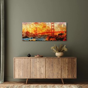 Tablou - Golden Gate, SanFrancisco, California (120x50 cm)