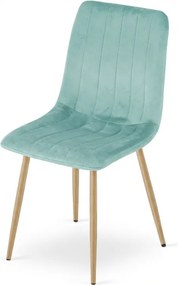 Scaun catifelat mentolat LAVA AQUA MINT