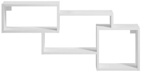 Polita de perete ALITTY 96x46 cm, alba