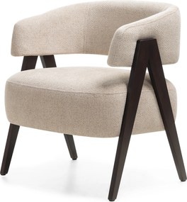 OFERTA Fotoliu design bej MIZU II. calitate