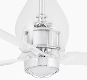 Lustra cu Ventilator si telecomanda MINI ETERFAN M LED transparent