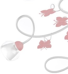 Lustră aplicată pentru copii BUTTERFLY 5xE14/6W/230V ONLI