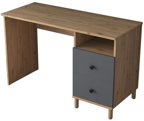Masă PC Sikine 3 (Nuc + antracit) . 1094989