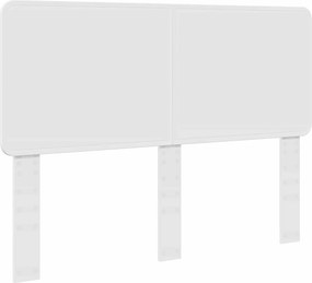 vidaXL Tăblie cap Alb 150 cm Lemn compozit