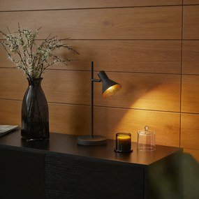 Lampă de masă modernă neagră cu auriu cu 1 lumină - Magno