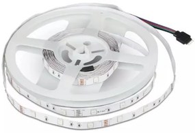Bandă LED RGB 2x5m LED/4,8W/230V + telecomandă