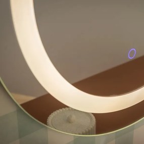 Zuma Line D2338-60-LED Oglindă de baie cu lumină reglabilă 36W/230V 3000/4000/6000K Ø60 cm IP44