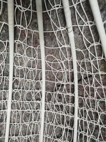 OFERTA Fotoliu suspendat alb KOKON fara suport Calitatea II