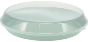 Castron de servit din plastic EH cu capac 35,5 x8,5 cm, verde