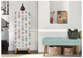 Mobilier Hol Beside 2 (alb + verde marin) . 1094015