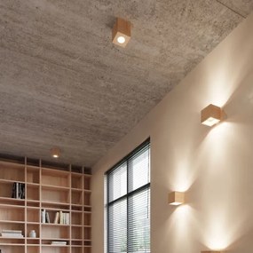 Plafonieră QUAD 1xGU10/40W/230V lemn