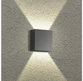 Brilagi - Aplica LED de exterior DOUBLERAY LED/4W/230V antracit IP65