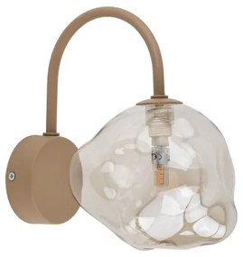 Aplică de perete LAVA 1xG9/8W/230V bej/bej fumuriu