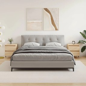 vidaXL Noptiere, 2 buc., stejar sonoma, 40x35x50 cm, lemn compozit