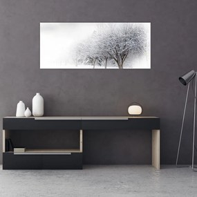 Tablou - Aleea de iarnă (120x50 cm)