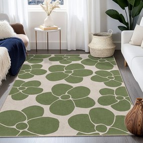 Covor verde lavabil 80x150 cm Green Meadow – Mila Home