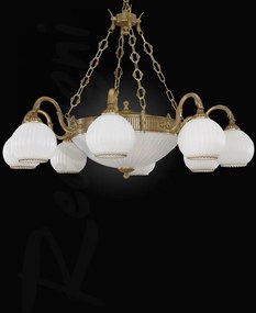 Lustra clasia din alama 8+3 design italian 9300