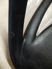 OFERTA Scaun din plastic negru KATO II. calitate