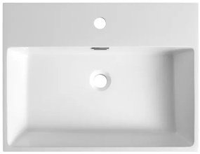 Sapho - Lavoar suspendat AQUATIC 60x46 cm ceramică/albă