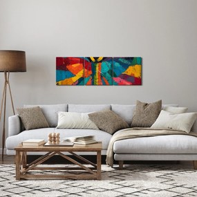 Tablou - Înger pictat (cu ceas) (90x30 cm)