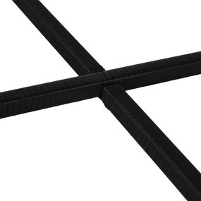 Outsunny Set Mobilier de Grădină încorporabil 8 persoane 9 piese rășină împletită 4 fire imitație răchită Negru Perne detașabile crem | Aosom Romania