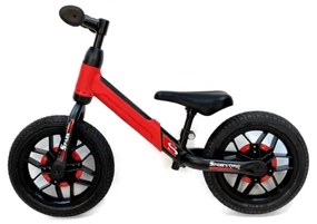 QPlay SPARK - trotinet cu LED pe roți, roșu