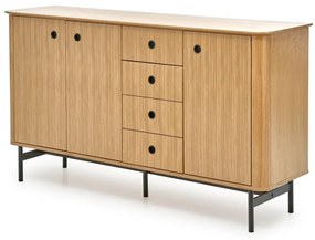 Comoda Smart KM1 stejar - L167 x A44 x h93 cm