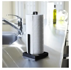 Suport pentru prosoape din hârtie YAMAZAKI Tower, negru