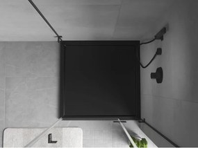 Mexen Flow cadă de duș pătrată slim 85 x 85 cm, negru mat - 46S708585